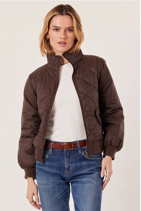 Leni Mock Neck Jacket