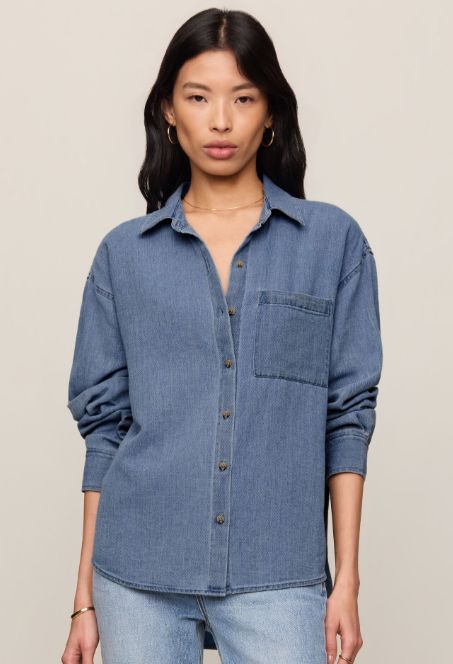 The Perfect Twill Button Up
