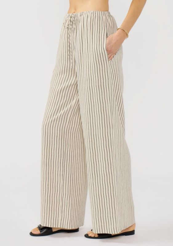 Drawstring Wide Leg Pant