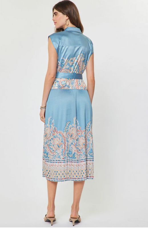 Alice Paisley Floral Button Down Midi