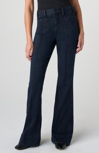 Hannah Hi-Rise Flare Patch Pkts &amp; Pintucks