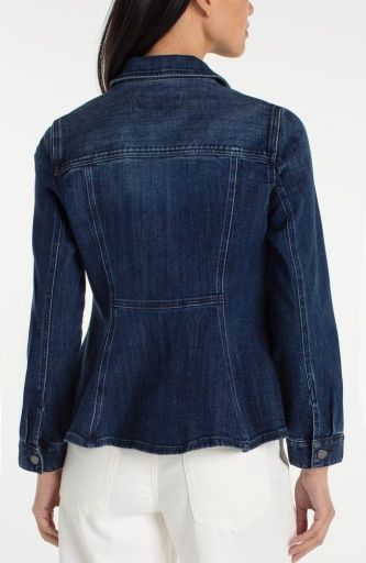 Fit and Flare Trucker Jacket