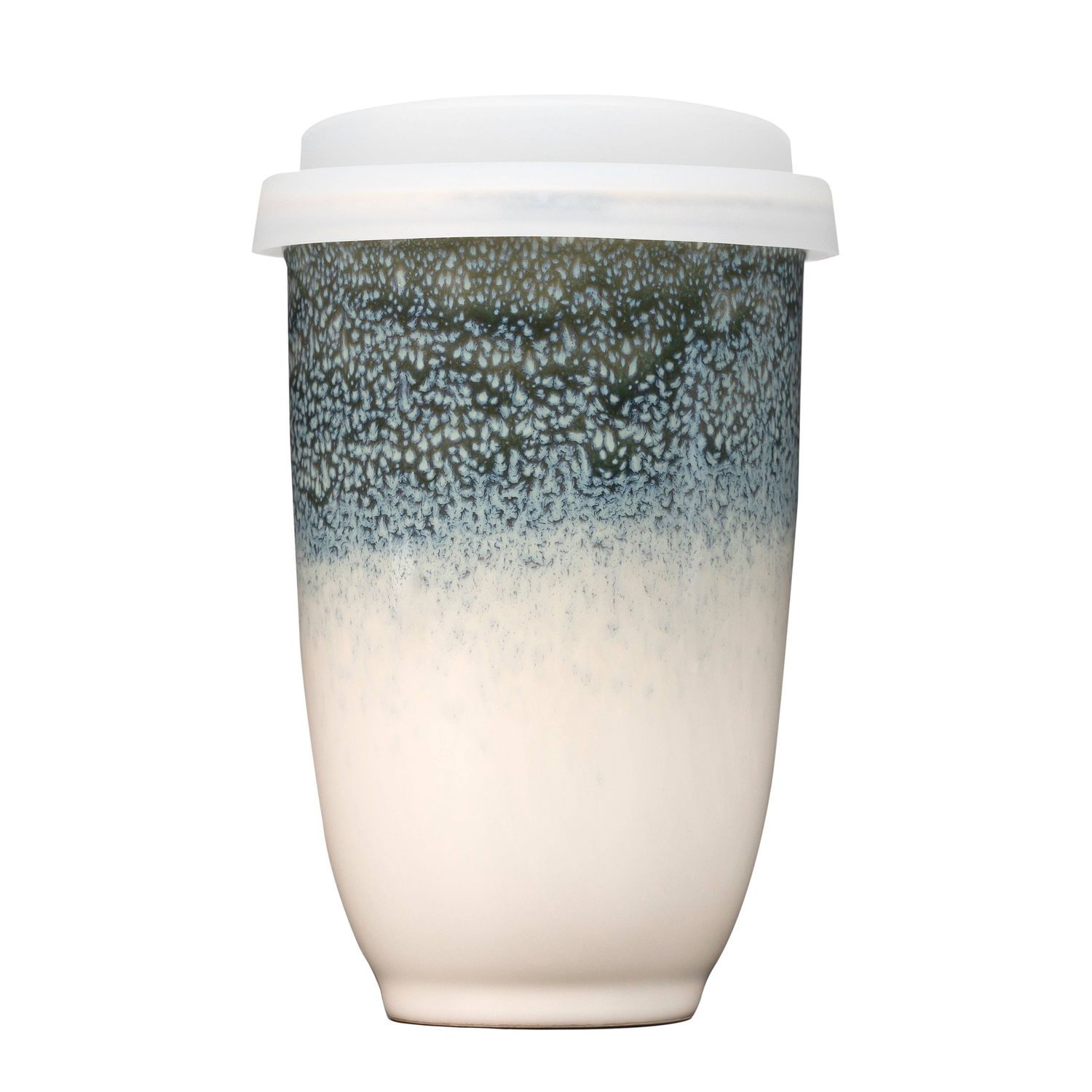 Glacier Ceramic Travel Cup 12oz | Coffee Shop Essentials