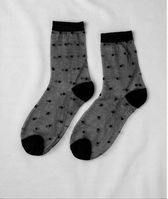 Sheer Dot Socks