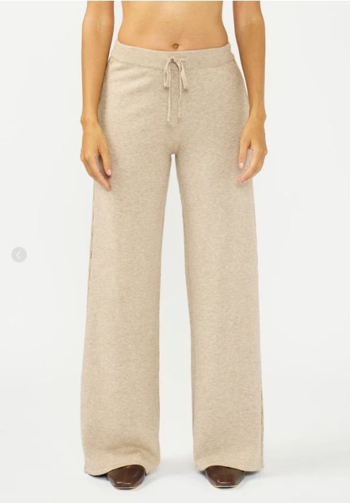 Cable Stitch Sweater Pants, Size: S