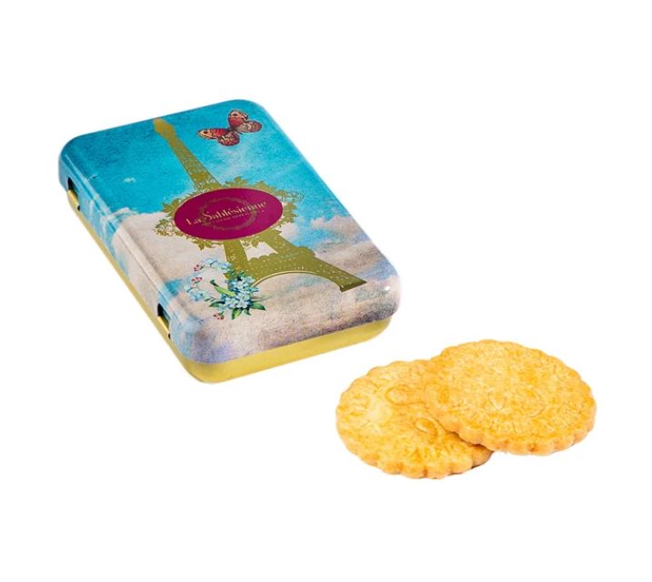 Mini Tin/Shortbread Cookies, Flavor: Butter Shortbread