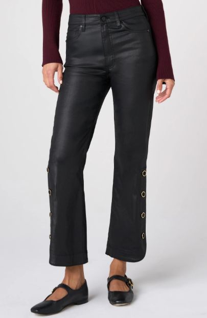 Hannah Crop Flare W/ Buttoned Slit, Size: 0