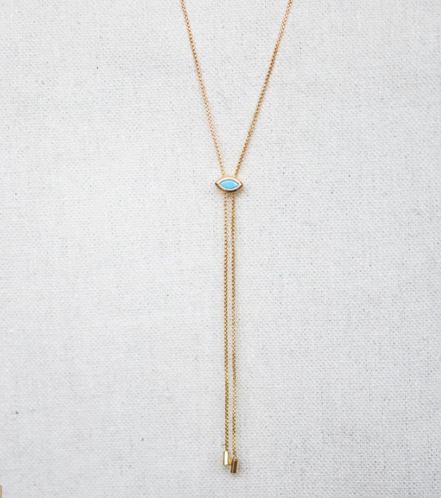 Intuition Turquoise Lariat