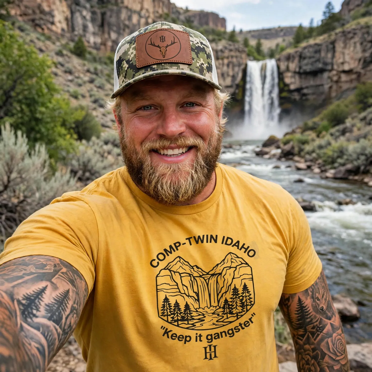 Ode to Twin Falls IDAHO "Comp-Twin" T- Shirt