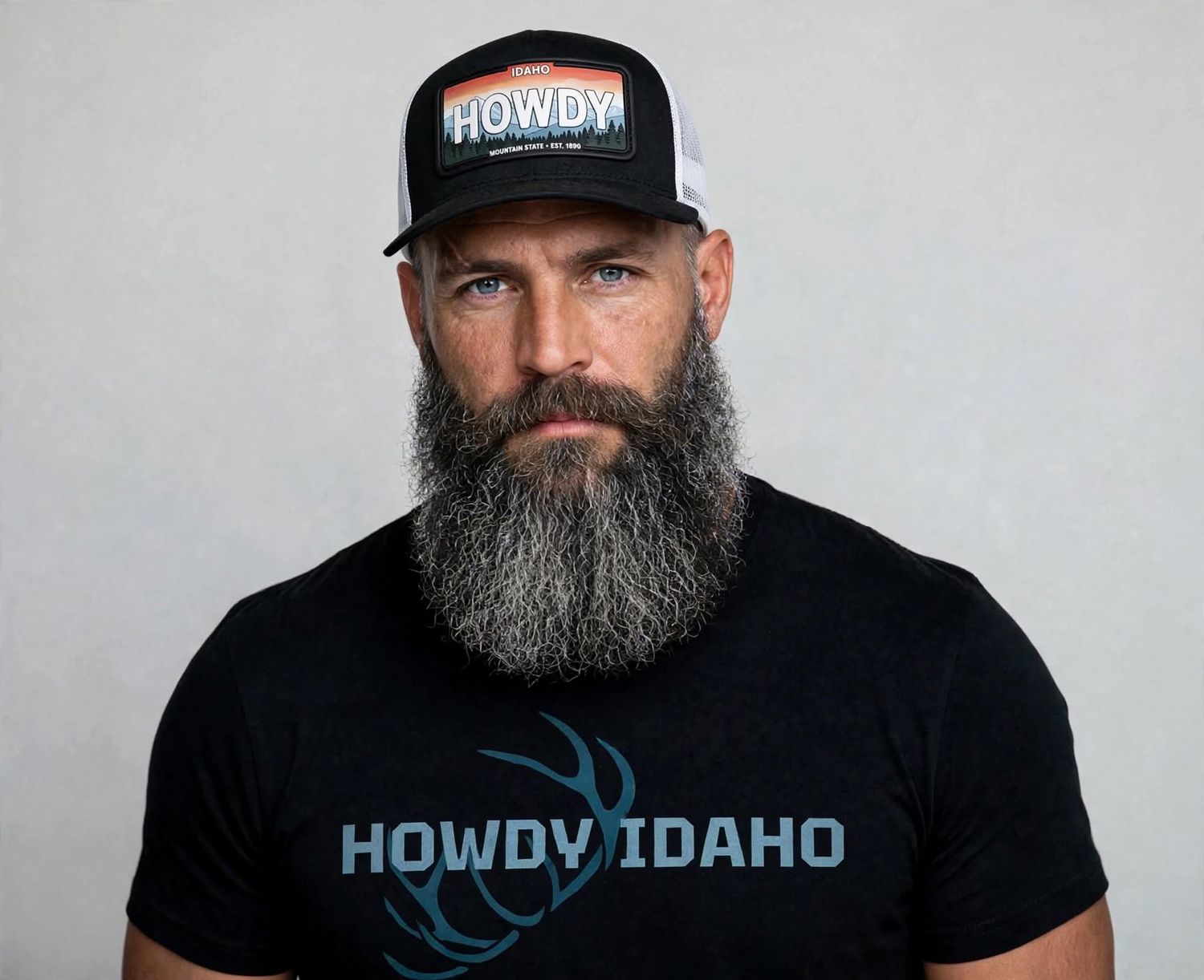 HOWDY Idaho - License Plate - Classic