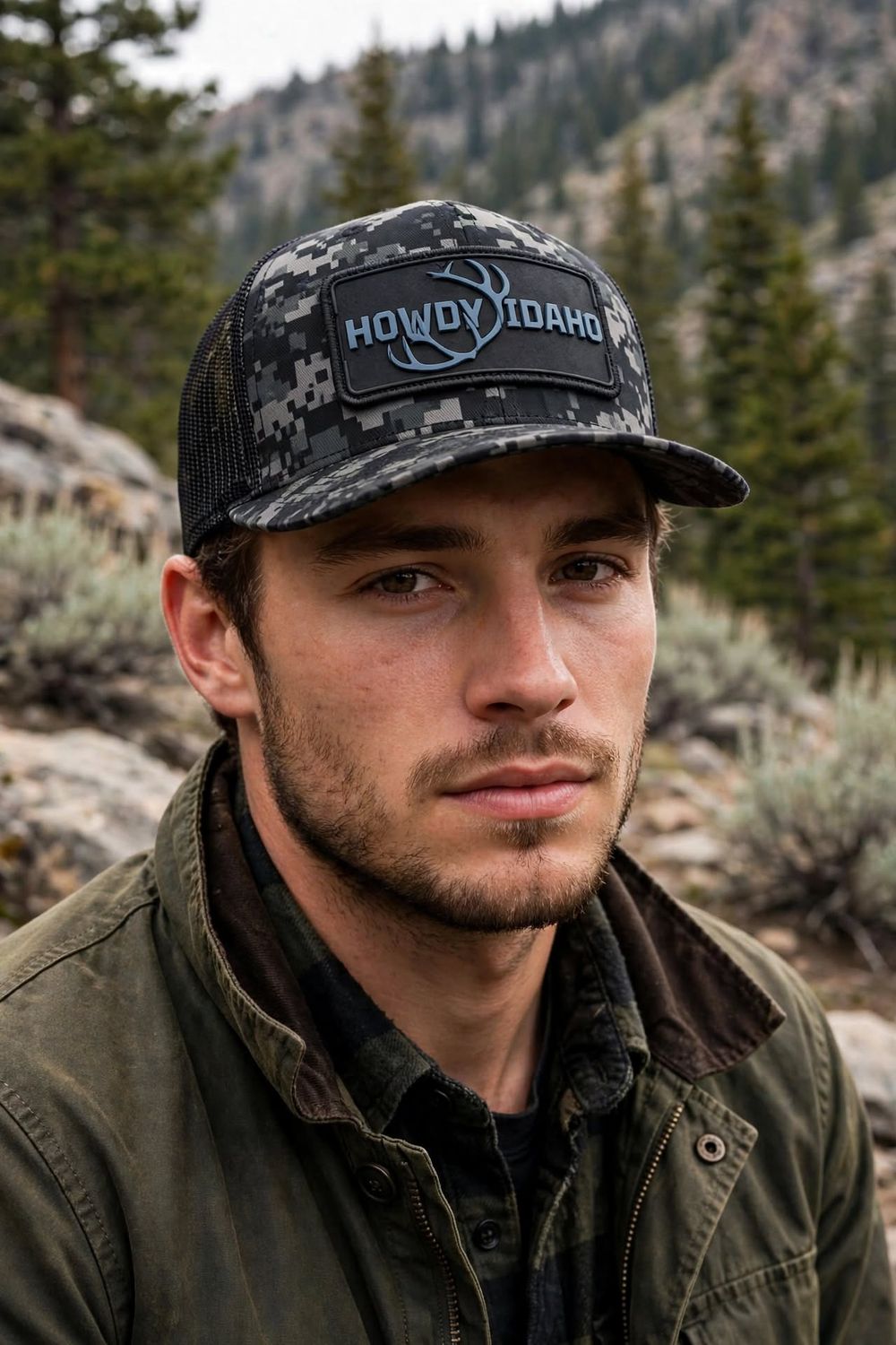 OG Patch Trucker Hat - Black Camo
