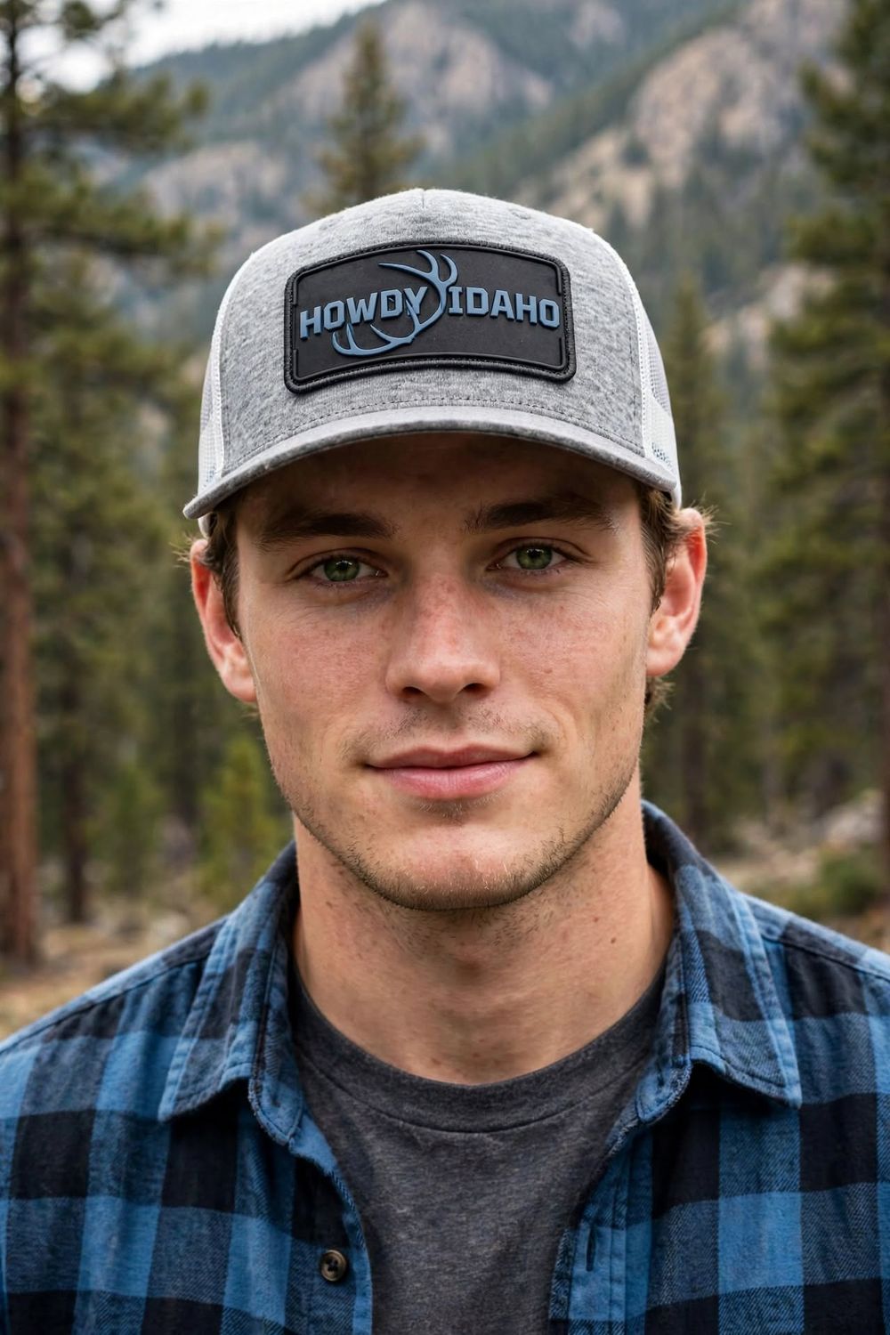 OG Patch Trucker Hat - Heather Gray/White