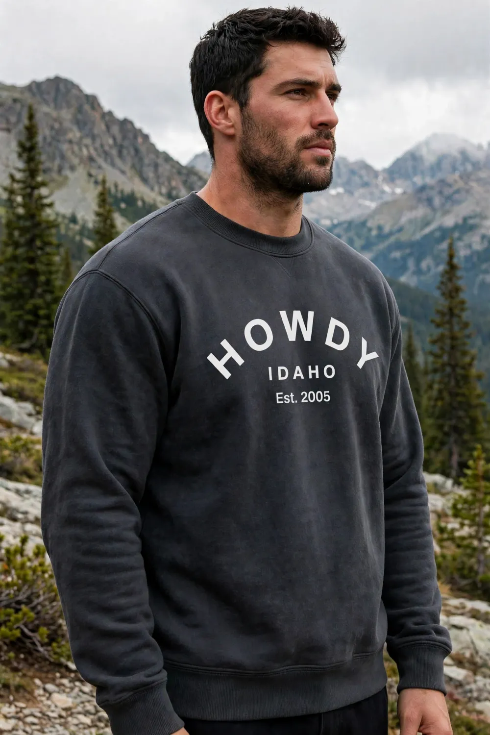 HOWDY Classic Curve Top Crew Neck