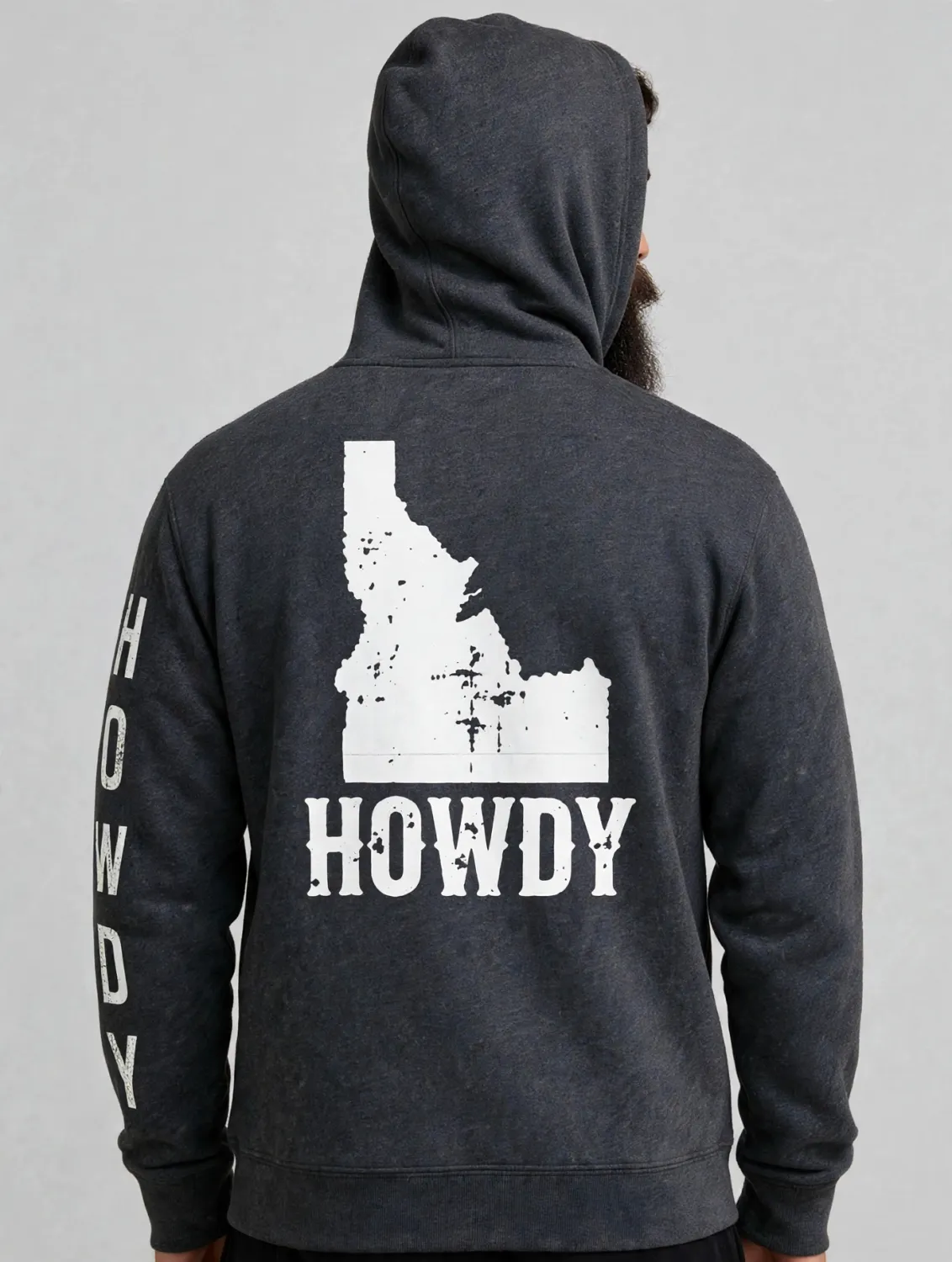 HOWDY - State - Distressed Hoodie