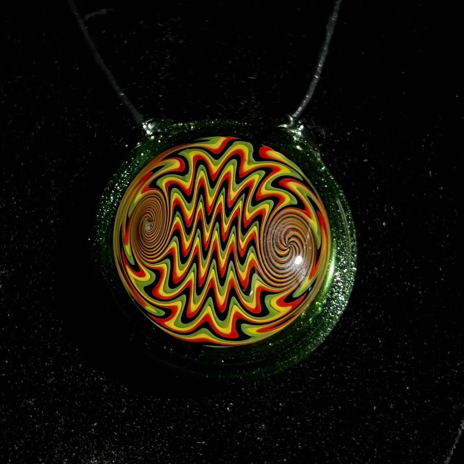 Kman Glass Wig-Wag Pendant Kman Glass Wig-Wag Pendant - The Gallery at VL