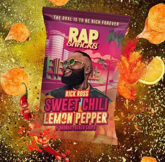 Rap Snacks - Rick Ross Sweet Chili Lemon Pepper Chips (US) Rap Snacks - Rick Ross Sweet Chili Lemon Pepper Chips (US)