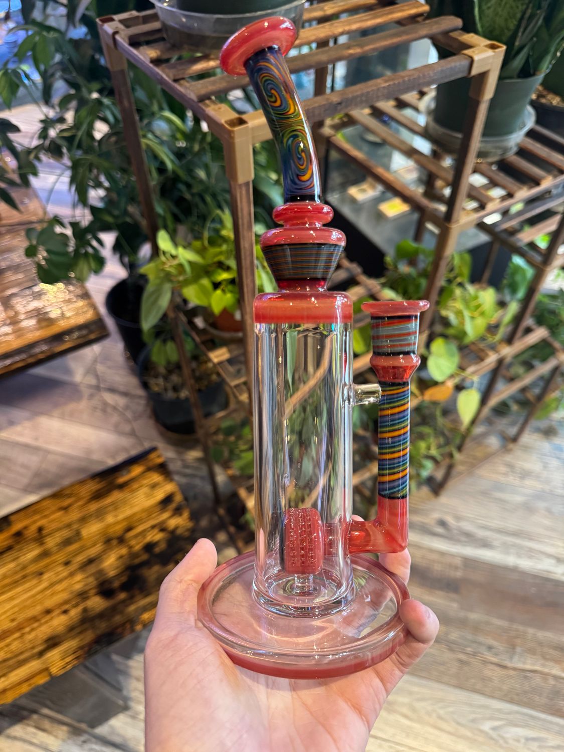 Mercurius Glass Wig-Wag Barrel Perc Rig