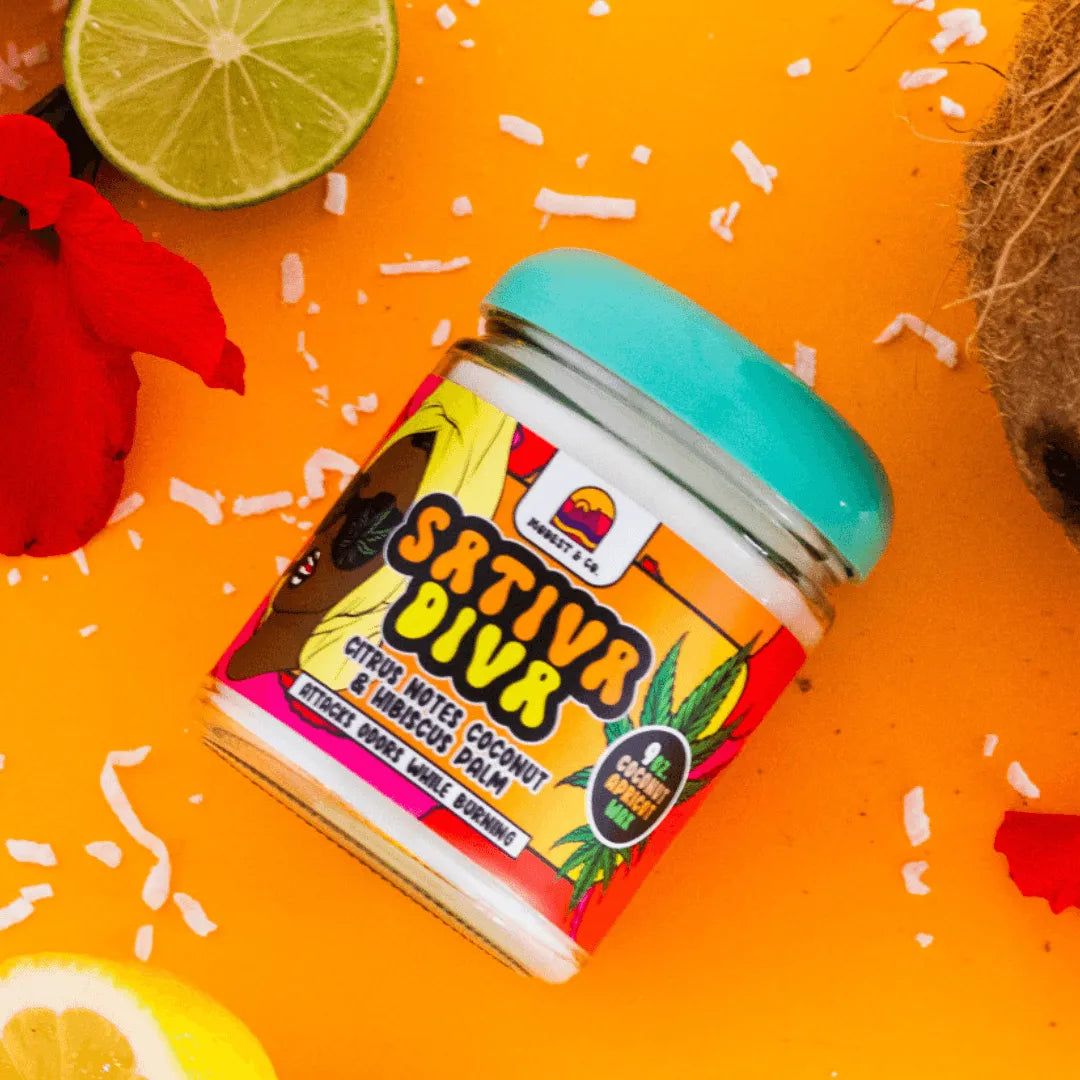Modest &amp; Co. - Sativa Diva Odor Killing Candle (Citrus &amp; Tropical)