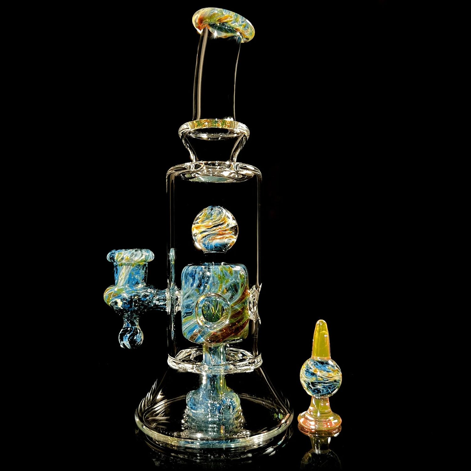 Color Accented Fab Blooper - ECH Glass Color Accented Fab Blooper - ECH Glass - The Gallery at VL