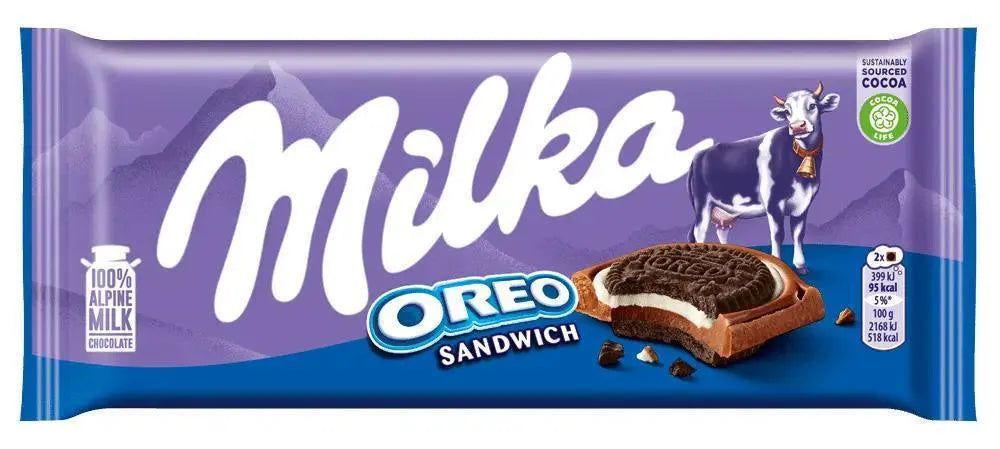 Milka Oreo Sandwich 92g (European) Milka Oreo Sandwich 92g (European)
