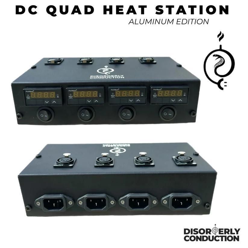 Disorderly Conduction QUAD Heat Station (Aluminum) – Black
