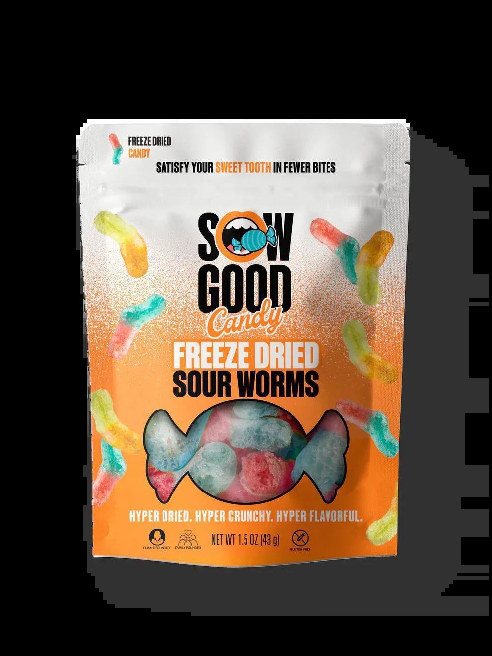 Sow Good Freeze Dried Sour Worms Sow Good Freeze Dried Sour Worms