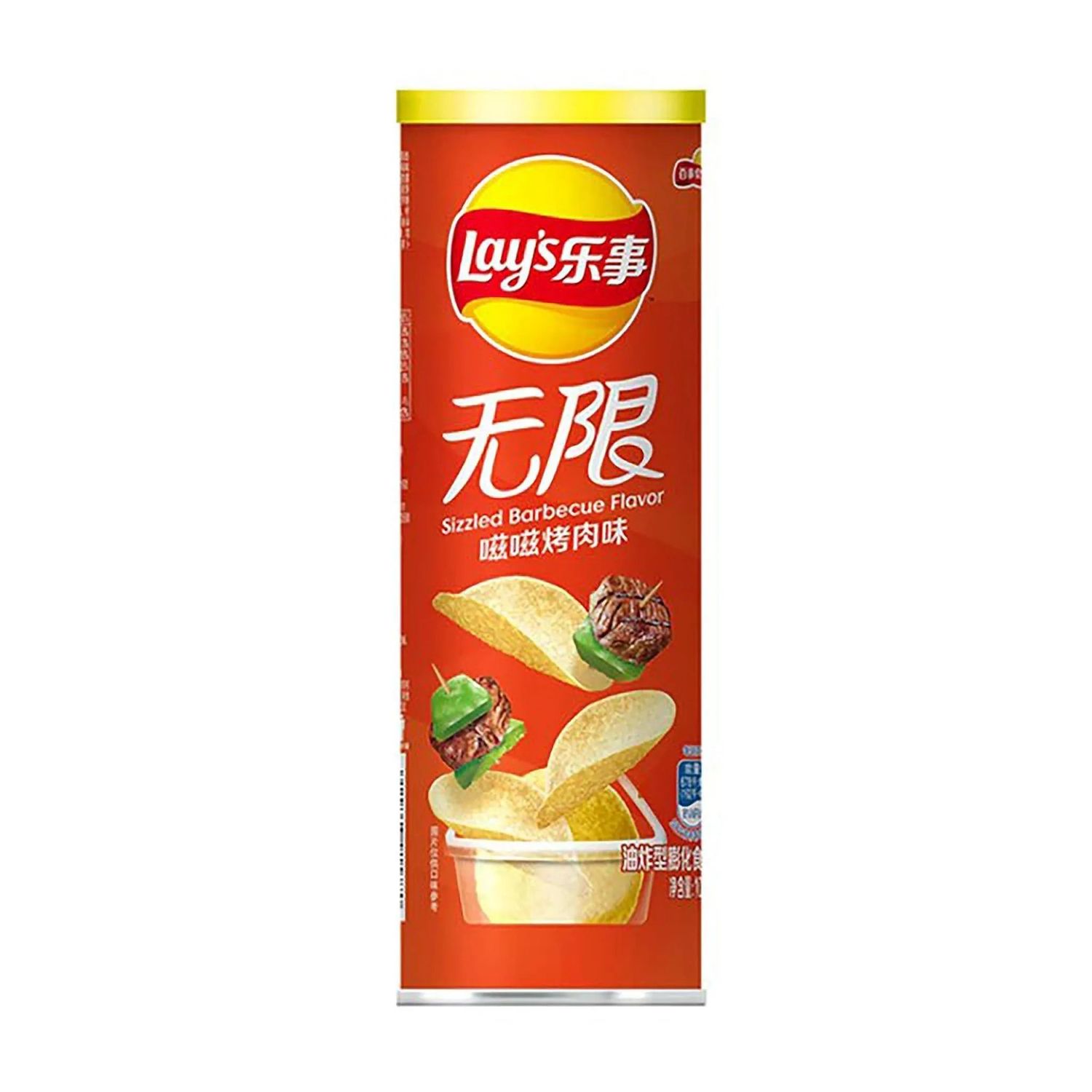 Lays Stax Sizzled BBQ 90g (China) Lays Stax Sizzled BBQ 90g (China)