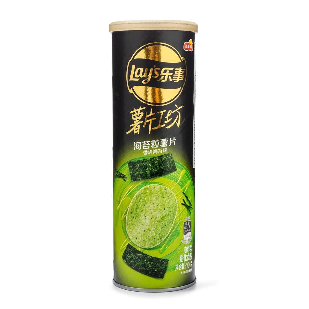 Lays Stax Roasted Seaweed 104g (China) Lays Stax Roasted Seaweed 104g (China)