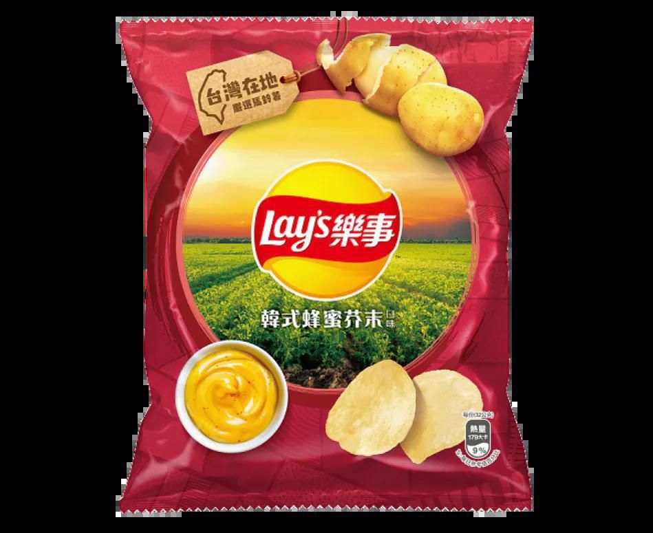 Lays Chips Korean Honey Mustard Flavor 32g (Taiwan) Lays Chips Korean Honey Mustard Flavor 32g (Taiwan)