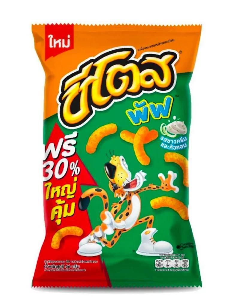 Cheetos Sour Cream &amp; Onion 66g (Thailand)
