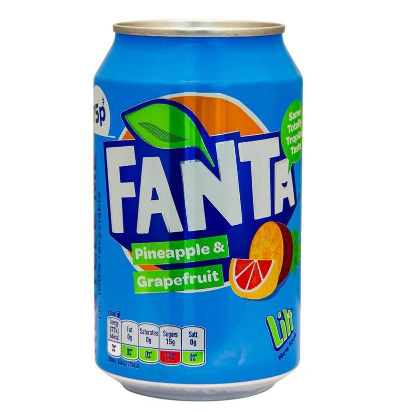 Fanta Pineapple &amp; Grapefruit Can 330ml (UK)