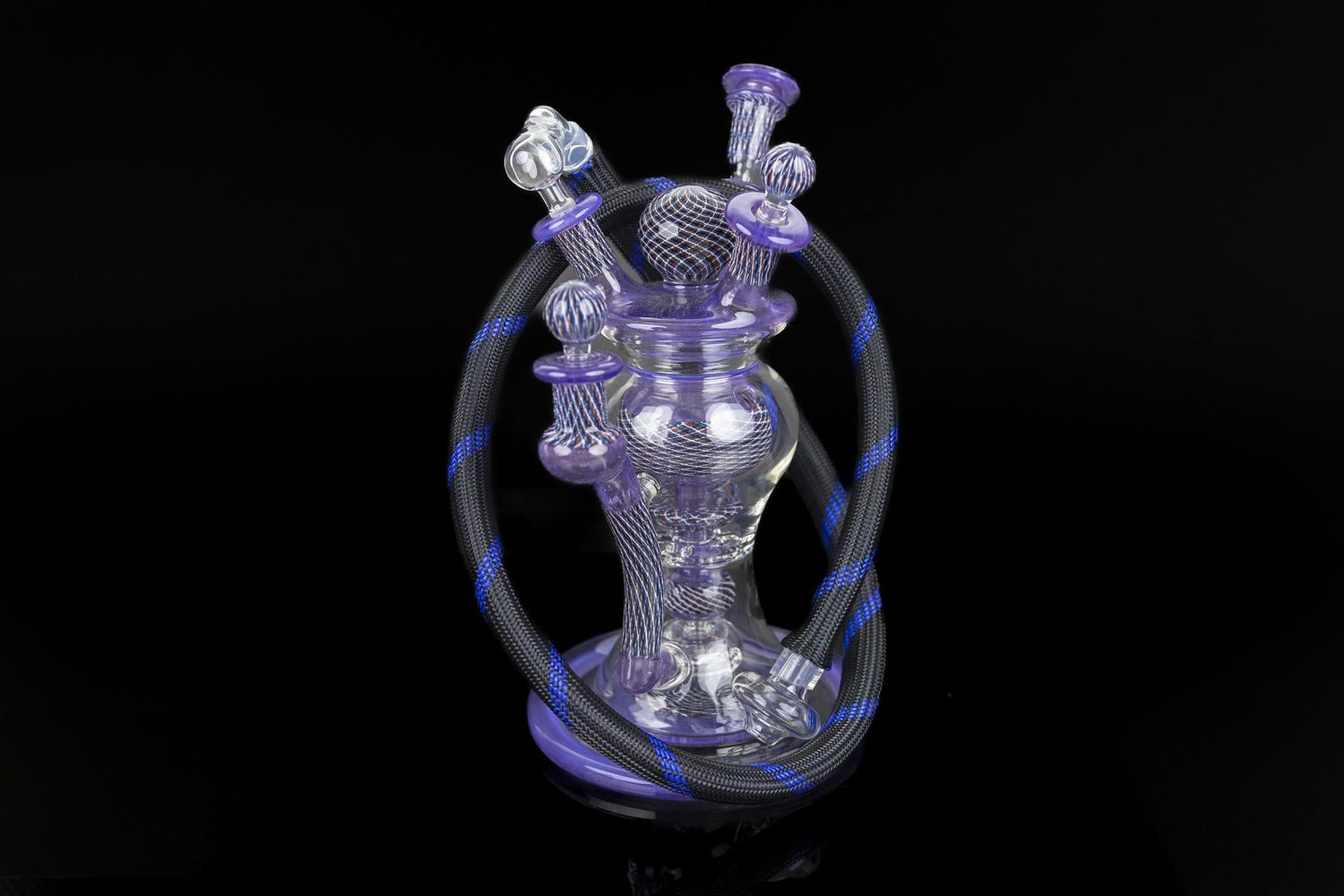 @bc_glass x @mhennyglass Innerloop Hookah w/ All Matching Accessories