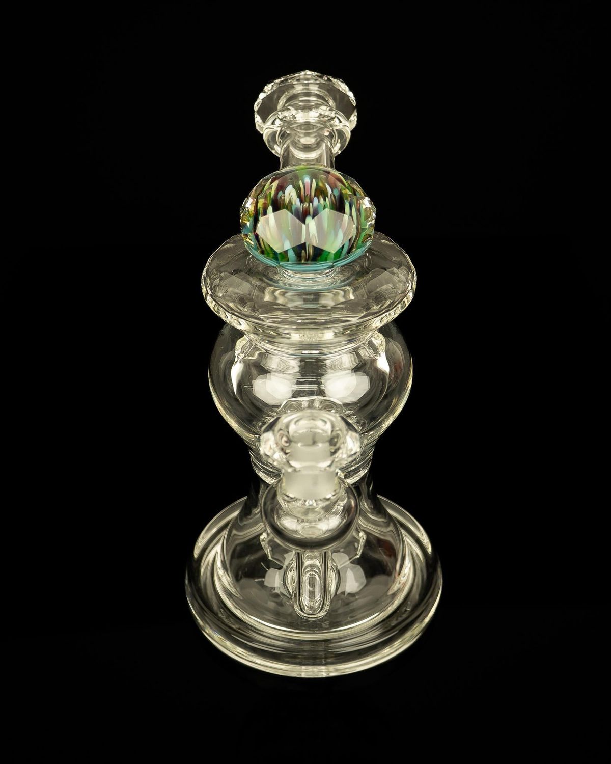 @bc_glass Clear Kickback Faceted Innerloop @bc_glass Clear Kickback Faceted Innerloop