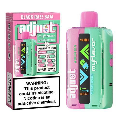 Adjust MyFlavor - 40K Disposable Adjust MyFlavor - 40K Disposable – Black Razz Baja Splash
