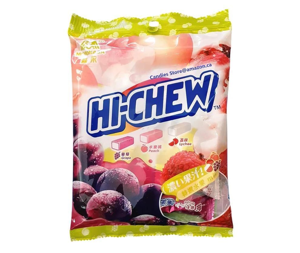 Hi-Chew Soft Candy Grape-Peach-Lychee (Taiwan)