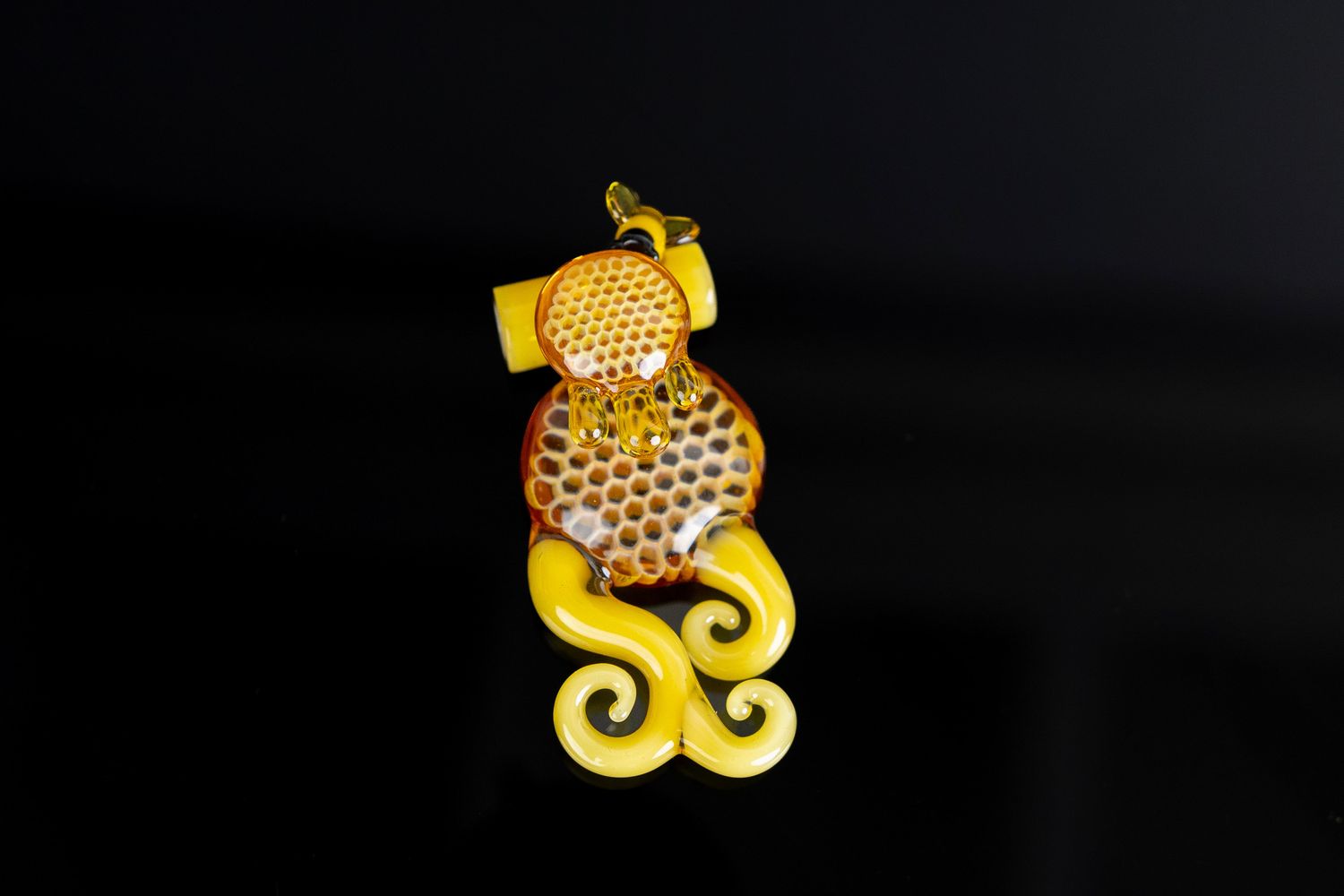 Joe P  Honeycomb Pendant - Yellow &amp; Gold