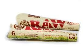 Raw Cones Organic Hemp – 1 1/4 6 Pack