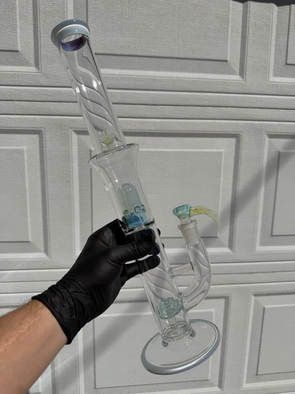 Foundation Glass Two Stage Color Accent Tube Foundation Glass Two Stage Color Accent Tube – #2