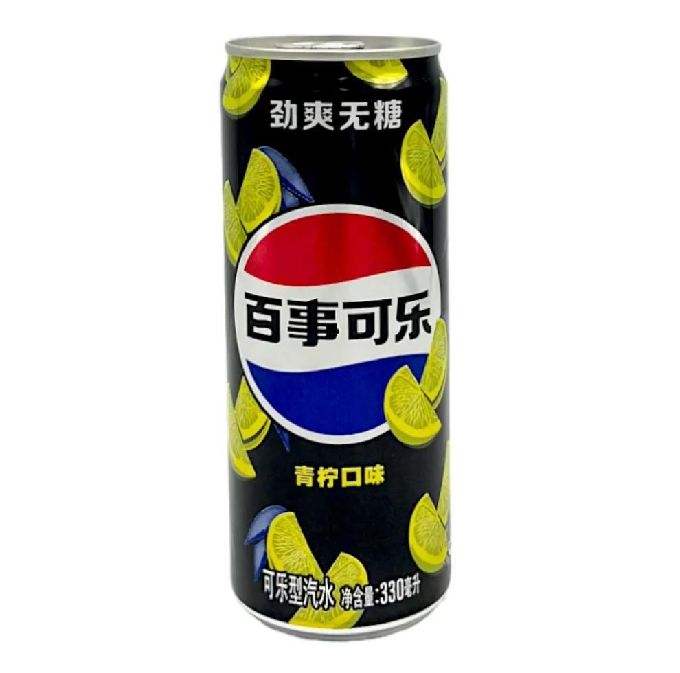Pepsi Zero Sugar Lime Flavor 330ml (China) Pepsi Zero Sugar Lime Flavor 330ml (China)
