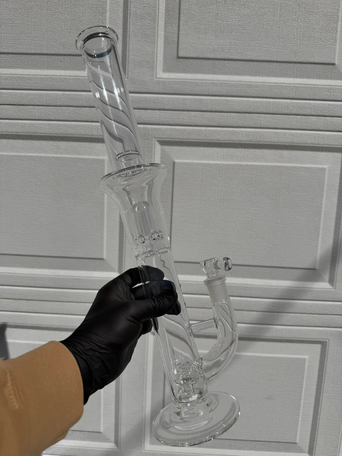 Foundation Glass Two Stage Clear Tube Foundation Glass Two Stage Clear Tube