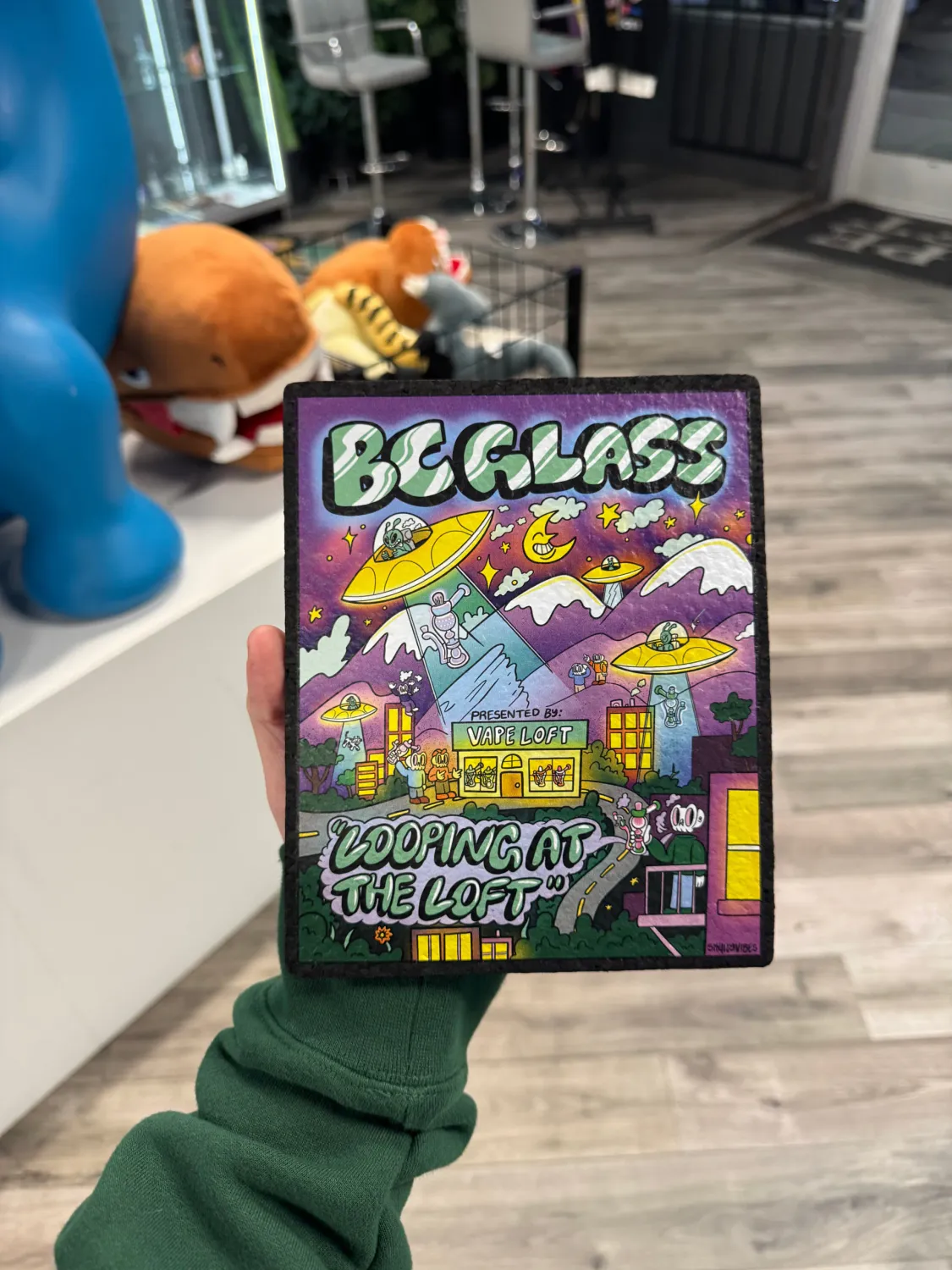 BC Glass Moodmat - Looping At The Loft – Small