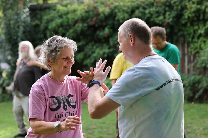 Tai Chi puschen - Die Kunst der Begegnung