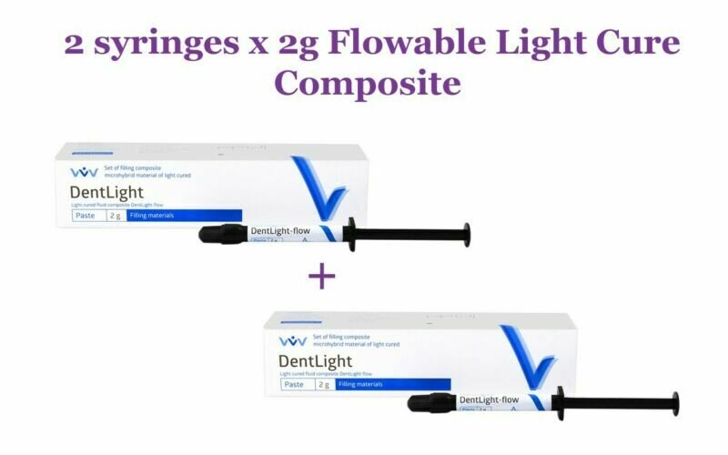 Flowable Composite Tooth Gem Sealant Dental Professional A2 Enamel Shade UV  Light Cure With Applicator Tips -  Israel