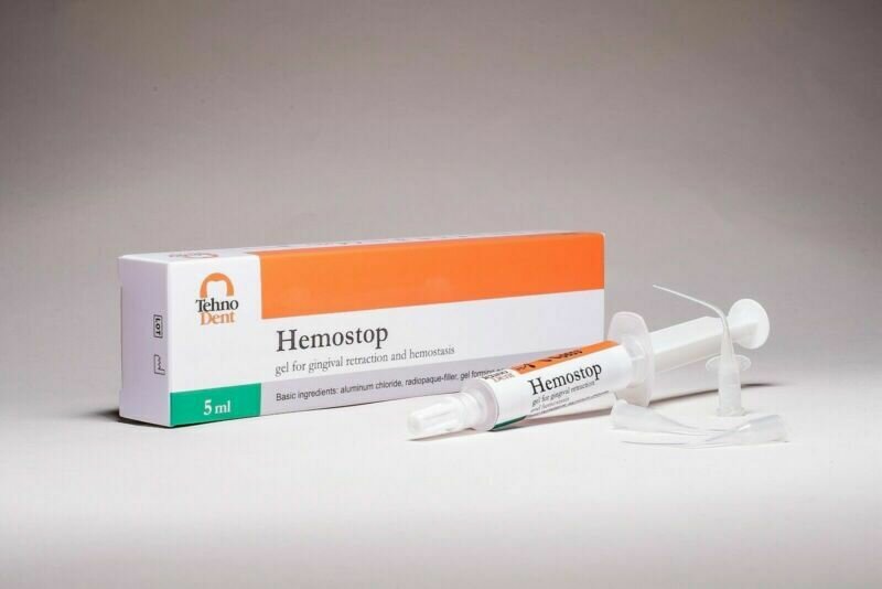 DENTAL Hemostop Gel for gingival retraction & hemostasis same as