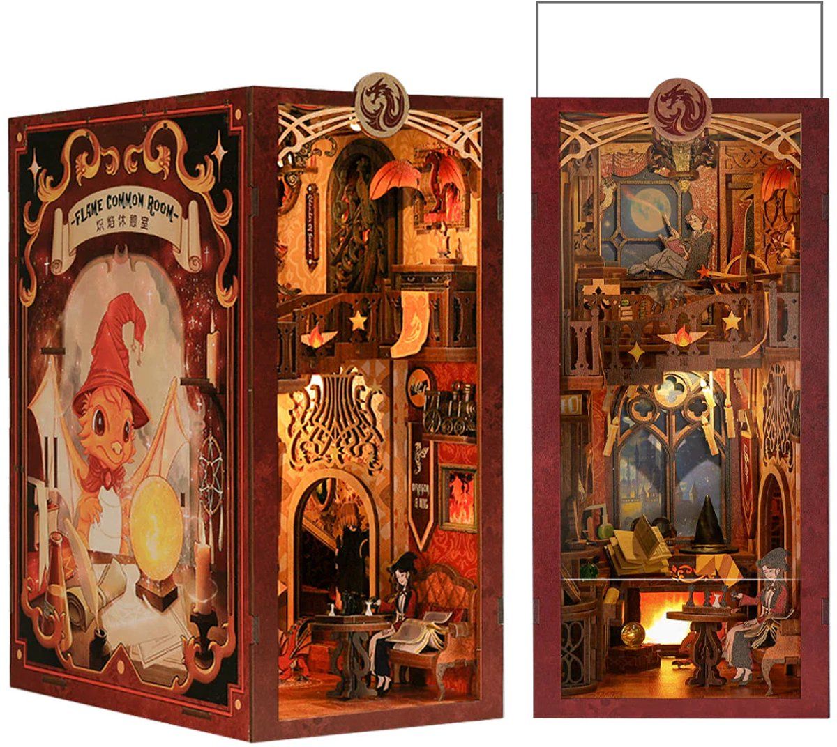 Book nook kit - Flame Common Room