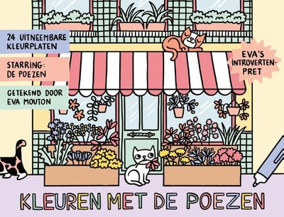 Kleuren met de poezen