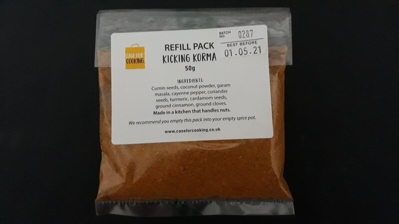 Kicking Korma Curry Spice Pot Refill Pack Serves 10 Kicking Korma Curry Spice Pot Refill Pack Serves 10