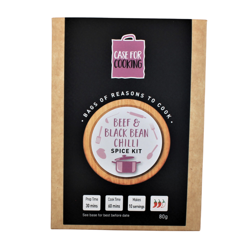 Beef & Black Bean Chilli Spice Kit by Case for Cooking