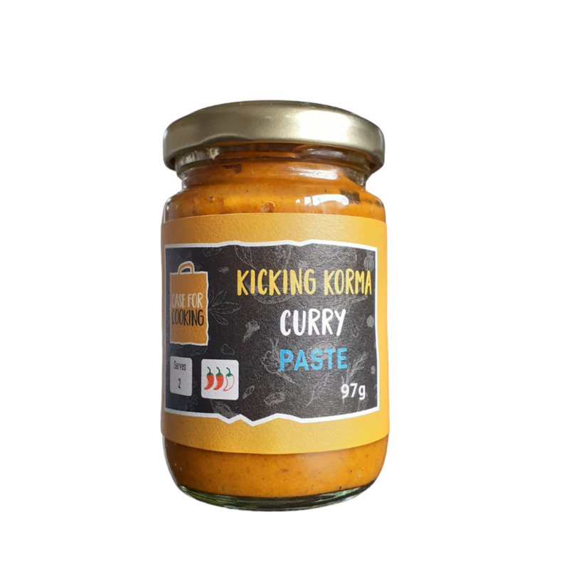 Mini jar of Kicking Korma Curry Paste 