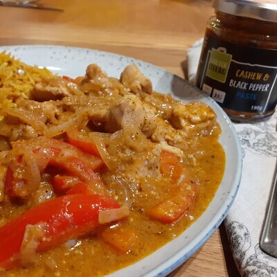 Cashew & Black Pepper chicken by Case for Cooking 